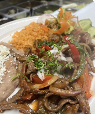 Beef fajitas