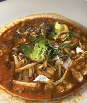 Pozole — rich Mexican soup