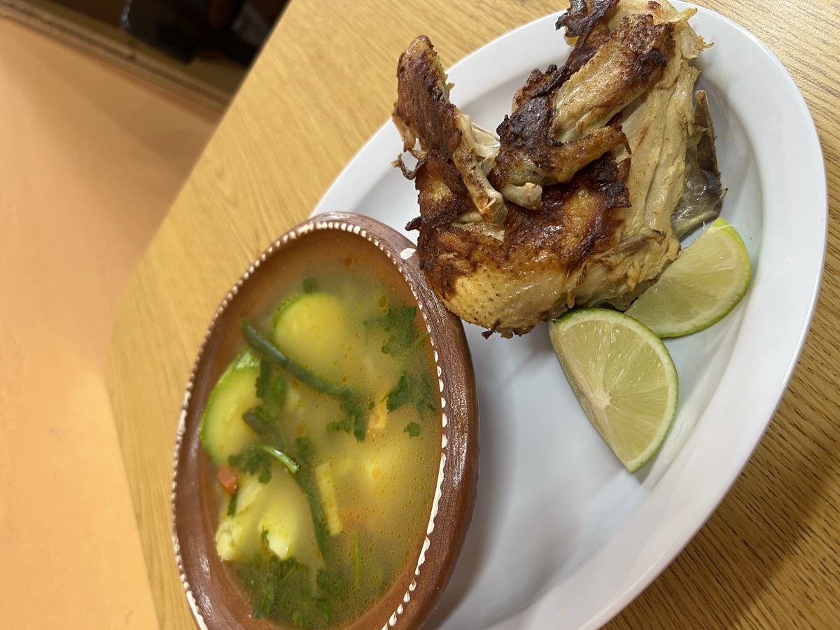 Caldo de gallina — traditional hen soup
